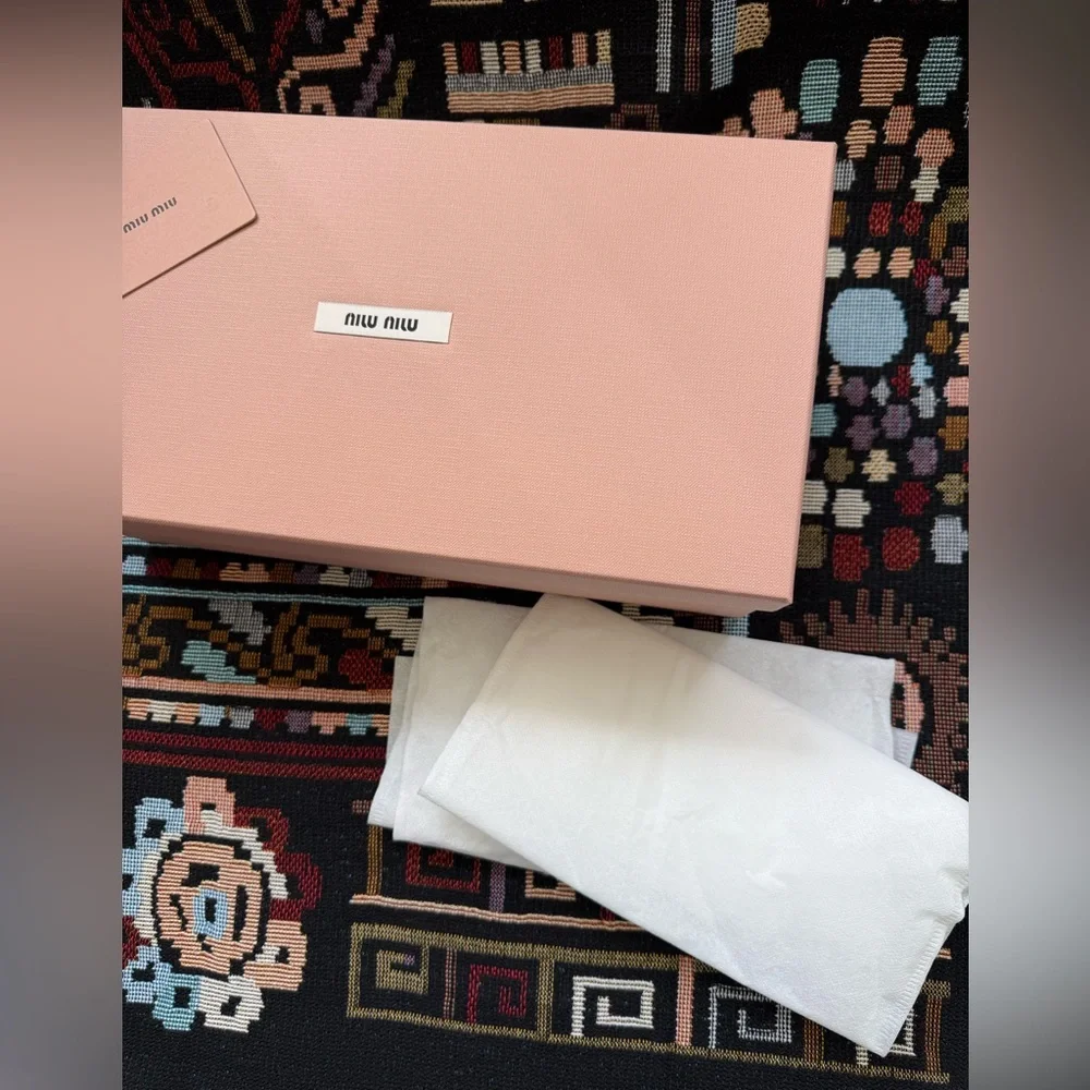 Miu Miu Empty Shoe box (For Sandals Size 38)